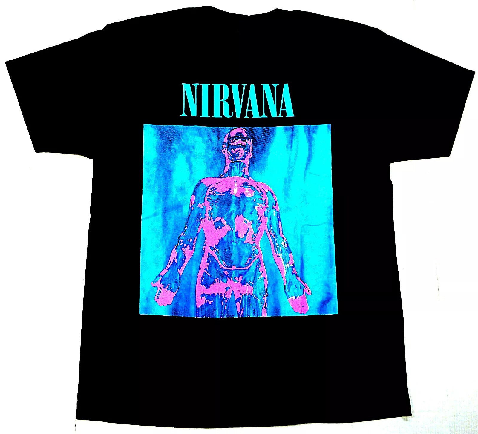 Nirvana Silver T-Shirt Grunge Rock Kurt Cobain Tee Oregontrailrvpk Shirt