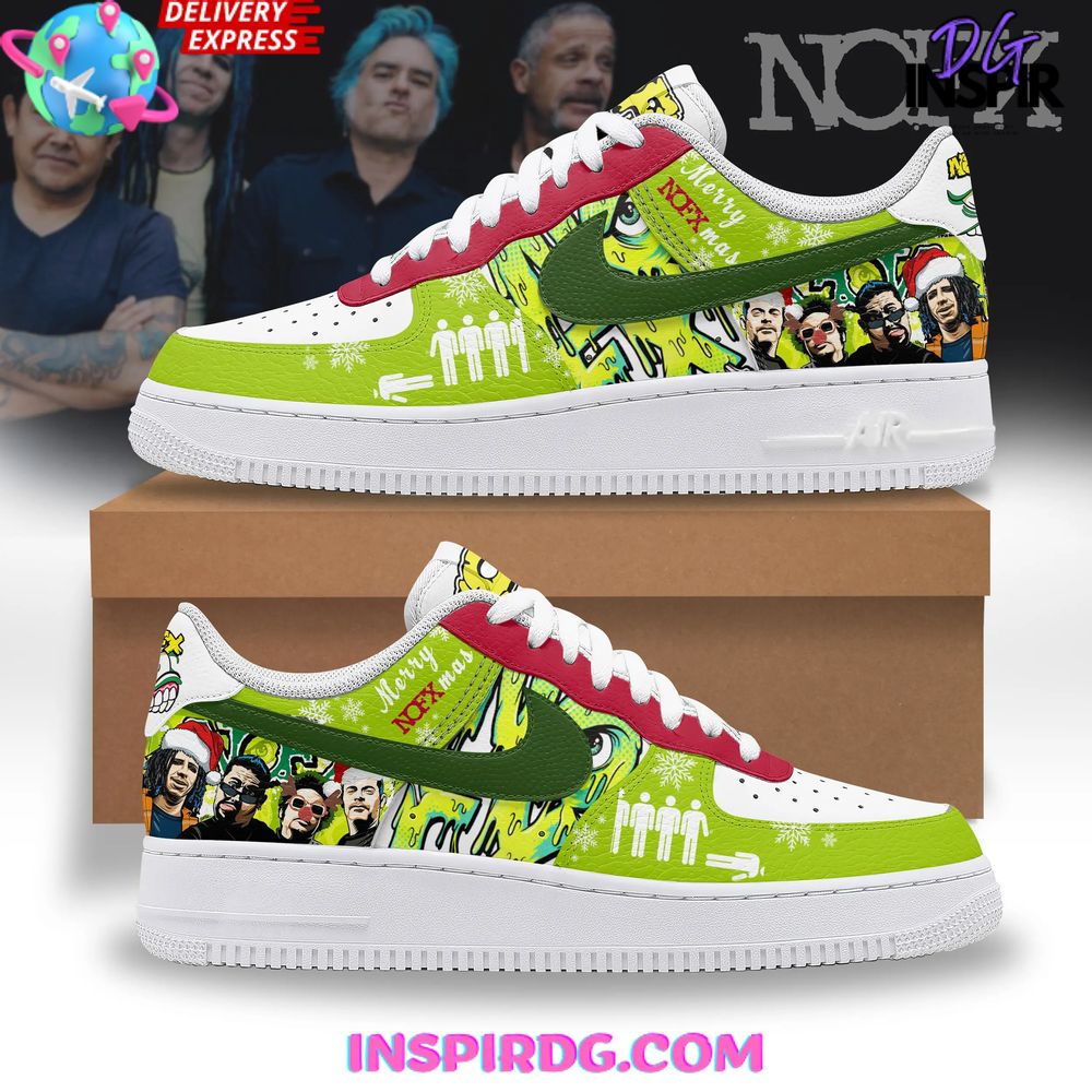 NOFX Merry Christmas Limited Edition Air Force 1