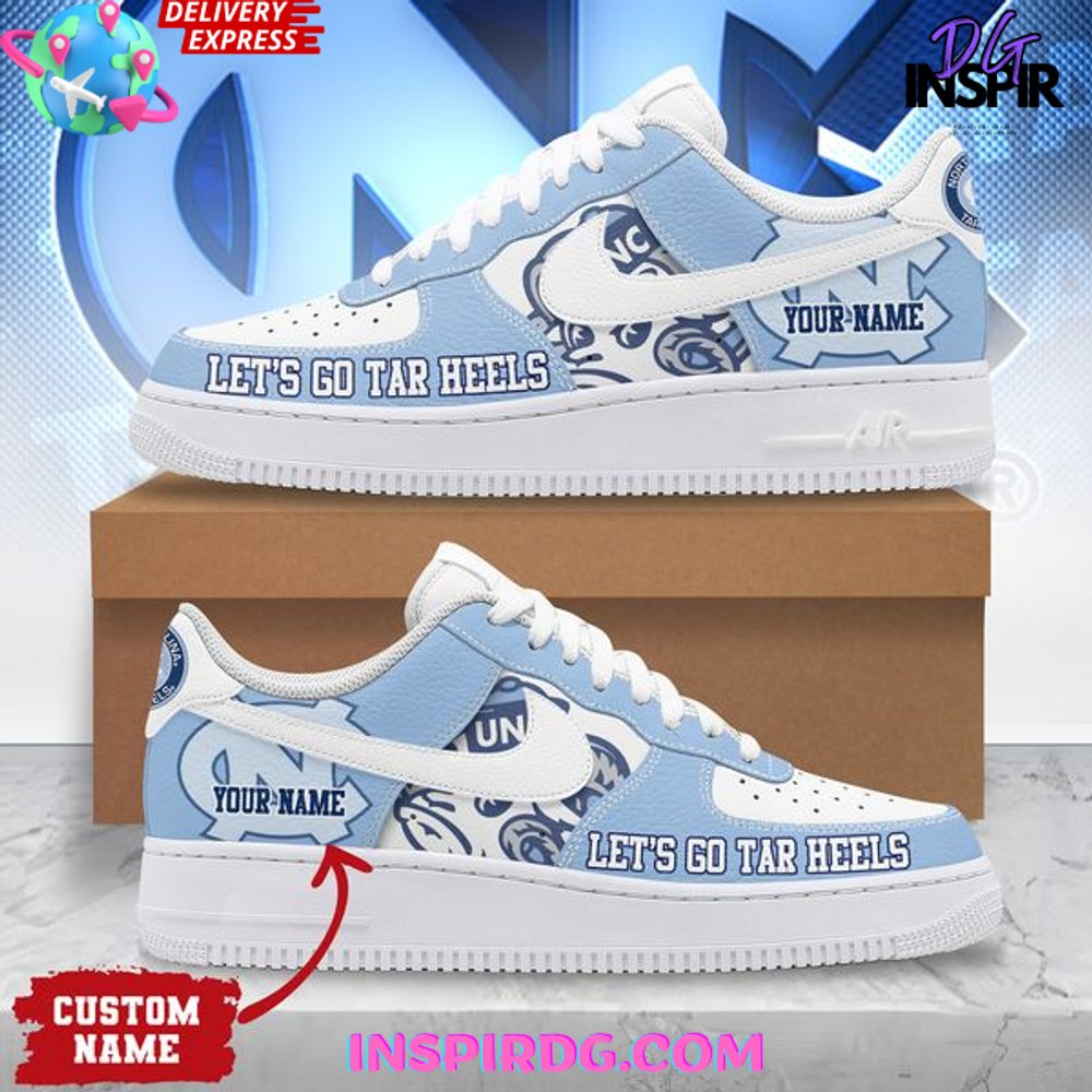 North Carolina Tar Heels Custom Air Force 1