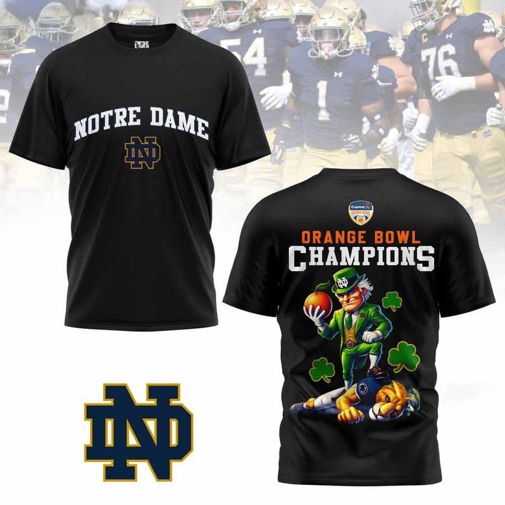 Notre Dame Fighting Irish 2025 Orange Bowl Champions Shirt Oregontrailrvpk Shirt