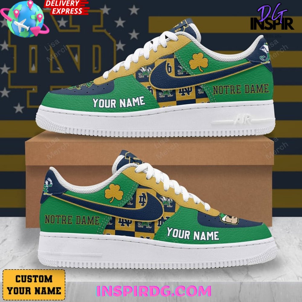 Notre Dame Fighting Irish Customize Air Force 1