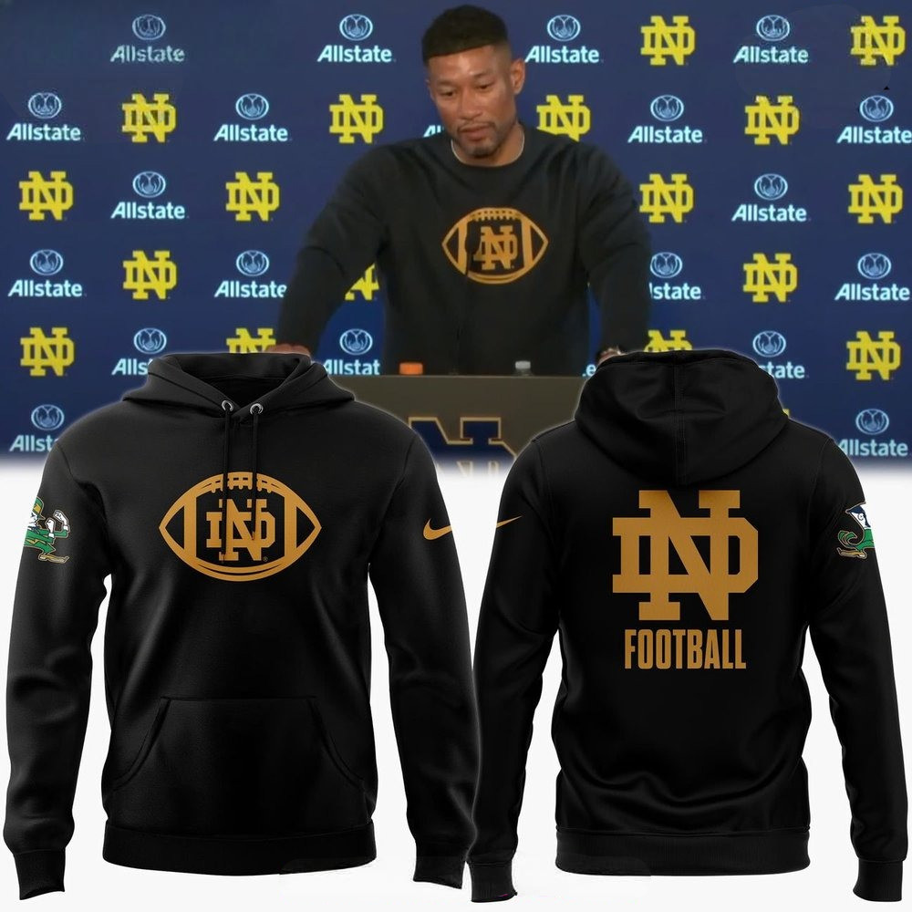 Notre Dame Fighting Irish Football Hoodie Presents For Football Lovers