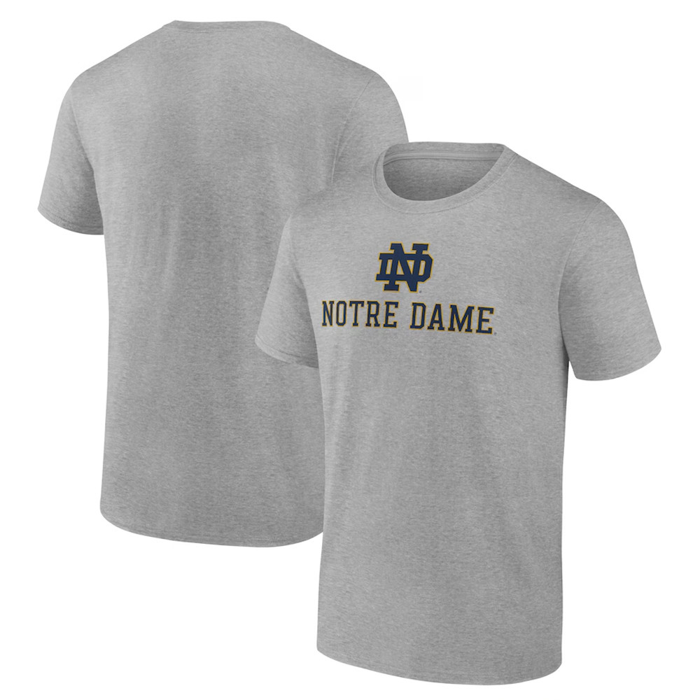 Notre Dame Fighting Irish Lockup Team T-Shirt Presents For Football Lovers Oregontrailrvpk Shirt