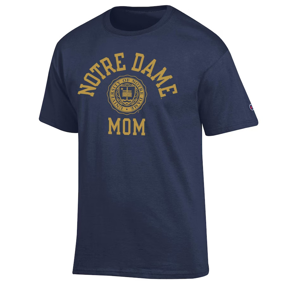 Notre Dame Fighting Irish Mom Seal T-Shirt Awesome Mother's Day Gifts 2025 Oregontrailrvpk Shirt