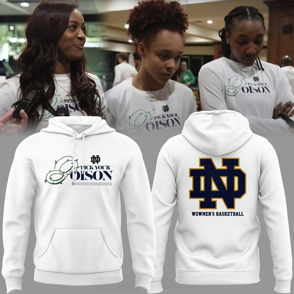 Notre Dame Fighting Irish Pick Your Poison Hoodie Football Gifts