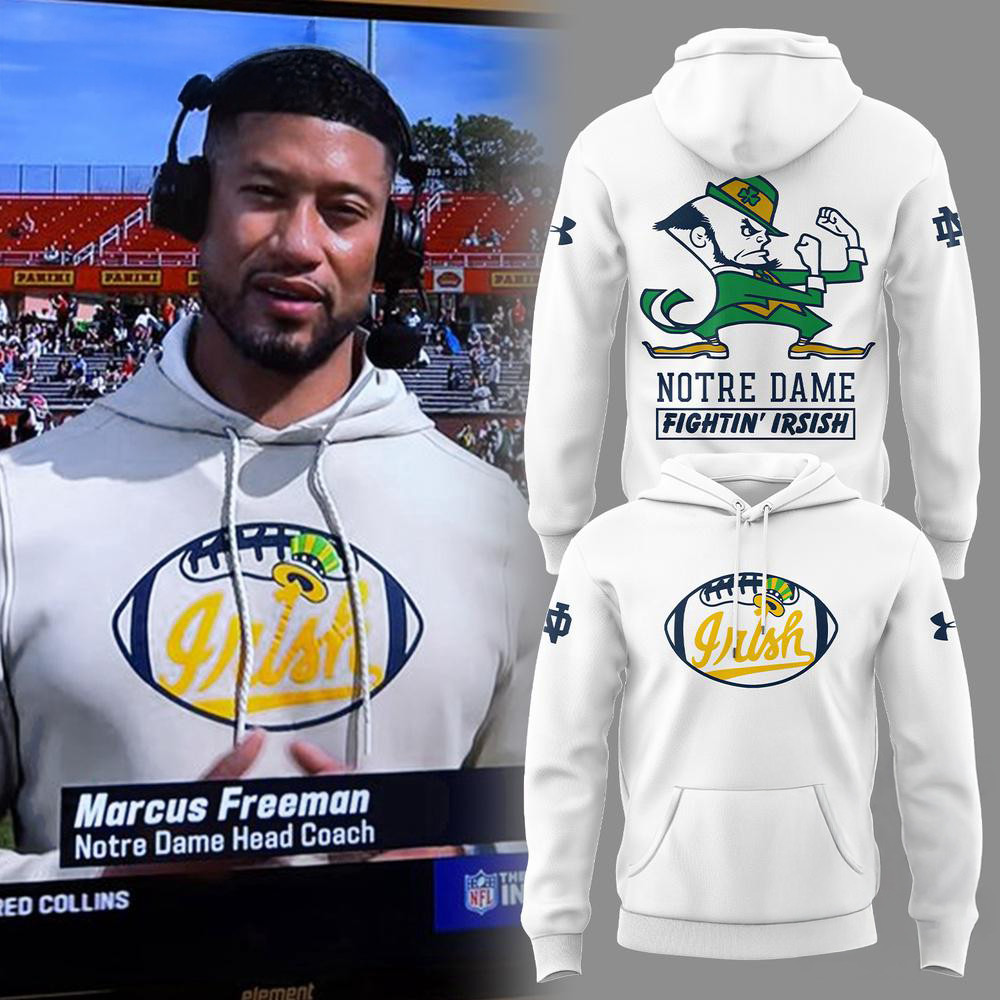 Notre Dame Football Irish 2025 Hoodie Football