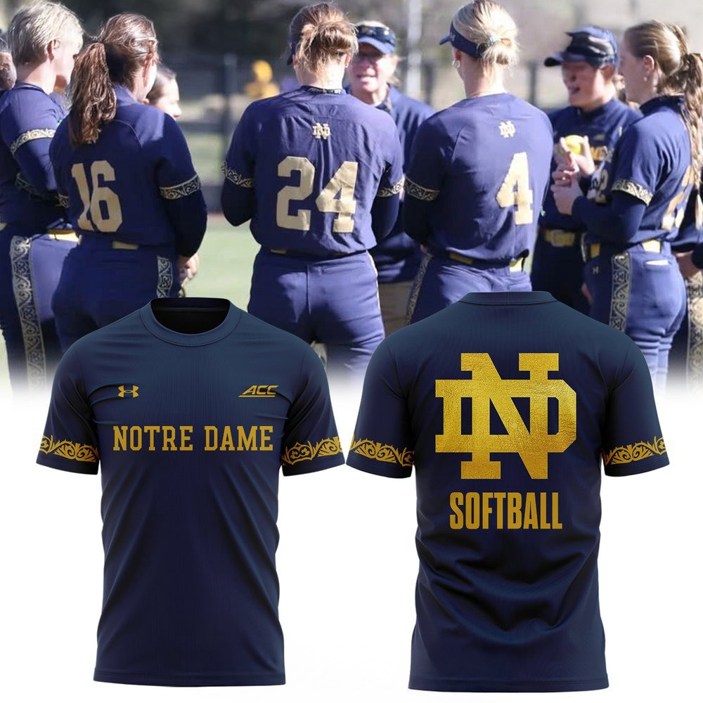 Notre Dame Softball 2025 T-Shirt For Softball Lovers Oregontrailrvpk Shirt