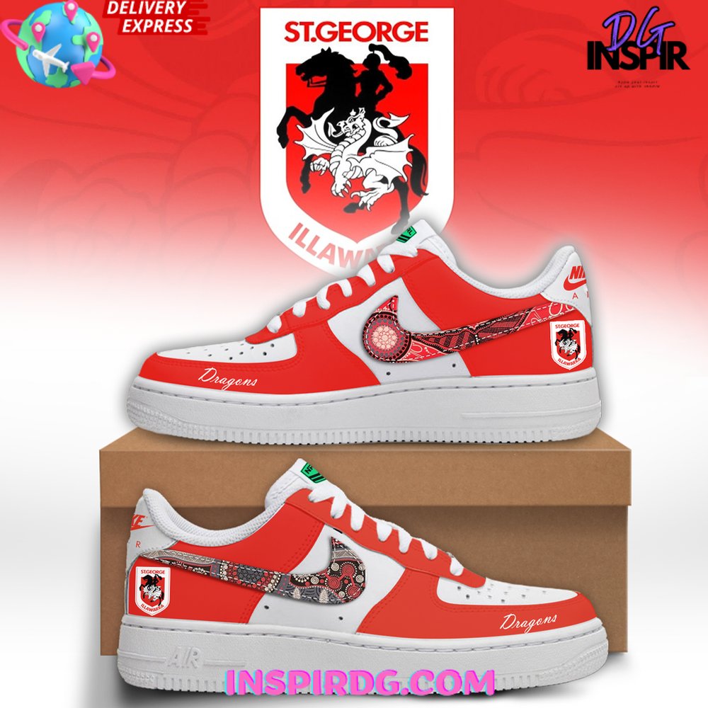 NRL St George Illawarra Dragons Limited Edition Air Force 1
