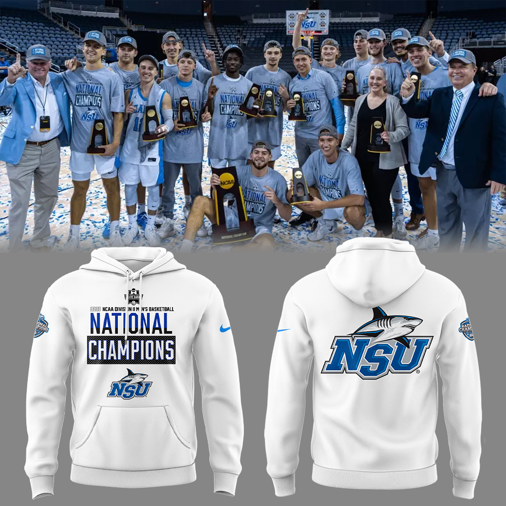 NSU Men's Basketball x National Champions Hoodie Basketball Coaches Gifts