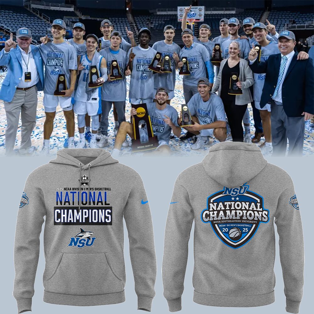 NSU Men's Basketball x National Champions Hoodie Gift Ideas For Basketball Players