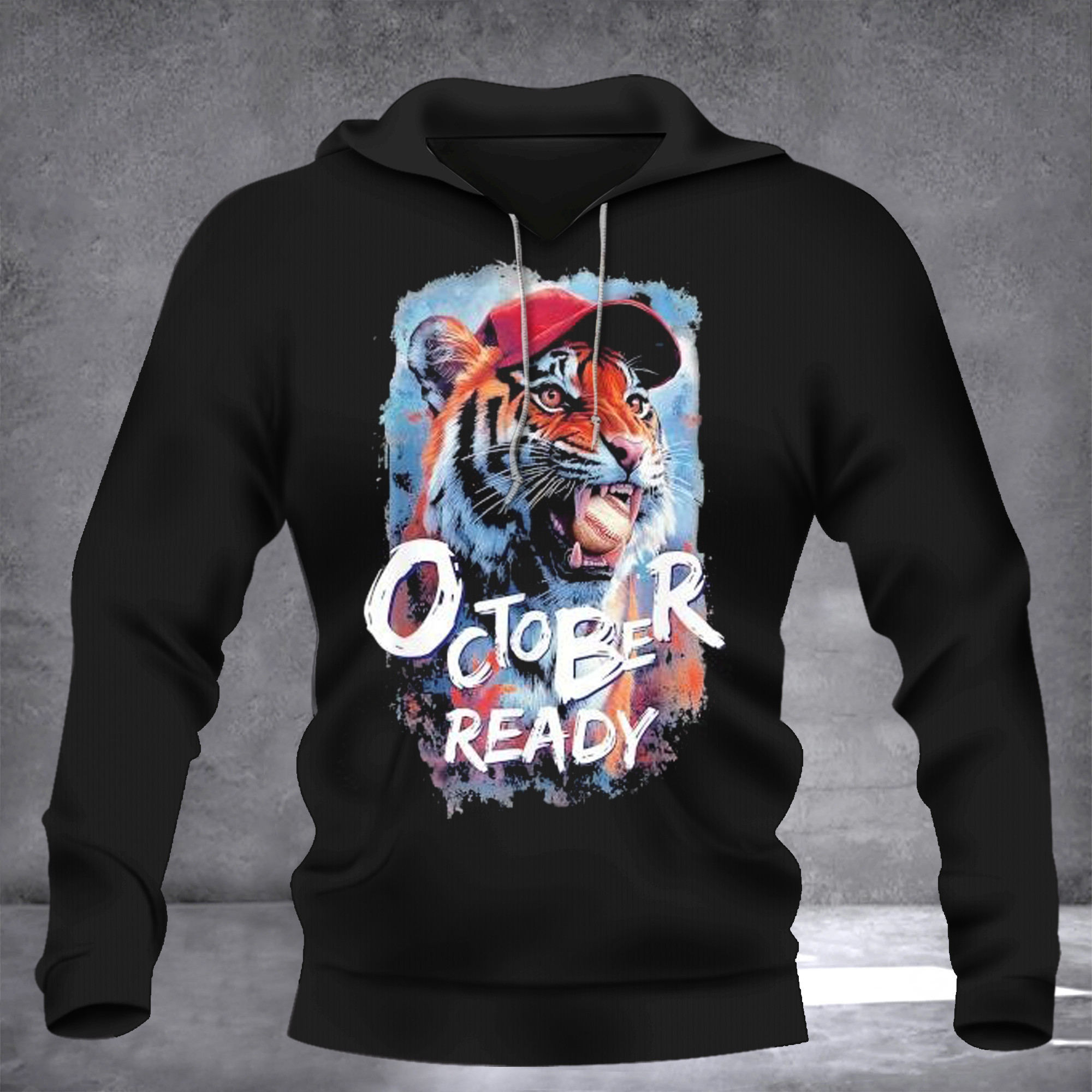 October Ready Tigers Hoodie Baseball Sports Detroit Tigers Hoodie