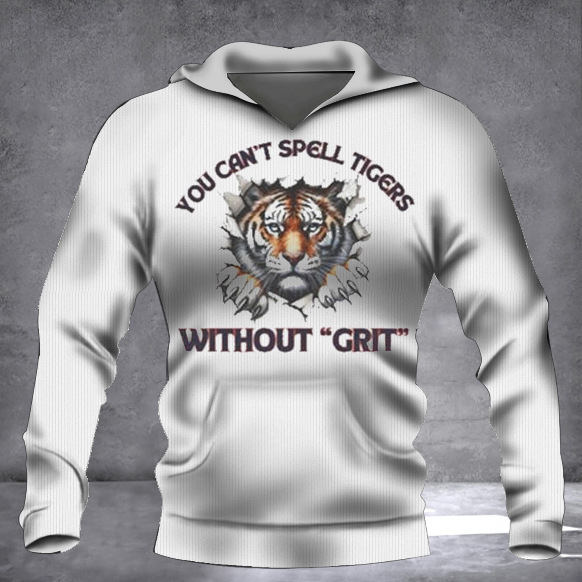 October Ready Tigers Hoodie You Can't Spell Tigers Without Grit Hoodie