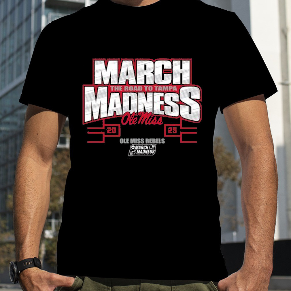 Official Ole Miss Rebels 2025 NCAA Women's Basketball Tournament March Madness Bound T-Shirt Oregontrailrvpk Shirt