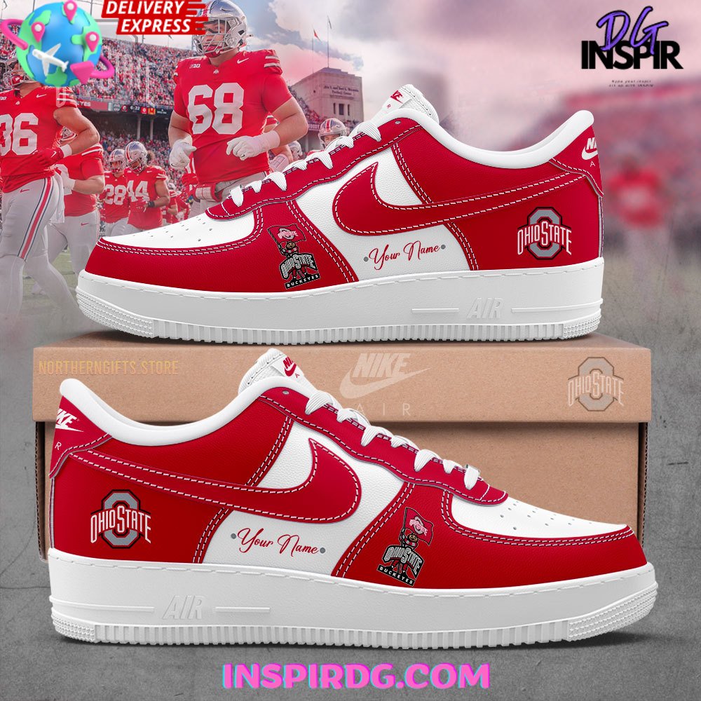 Ohio State Buckeye Custom Air Force 1