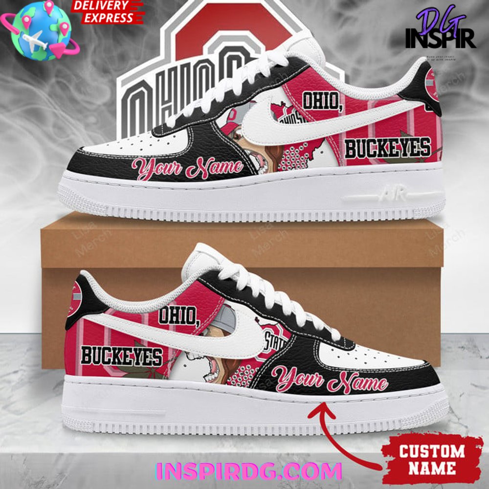Ohio State Buckeyes Custom Air Force 1