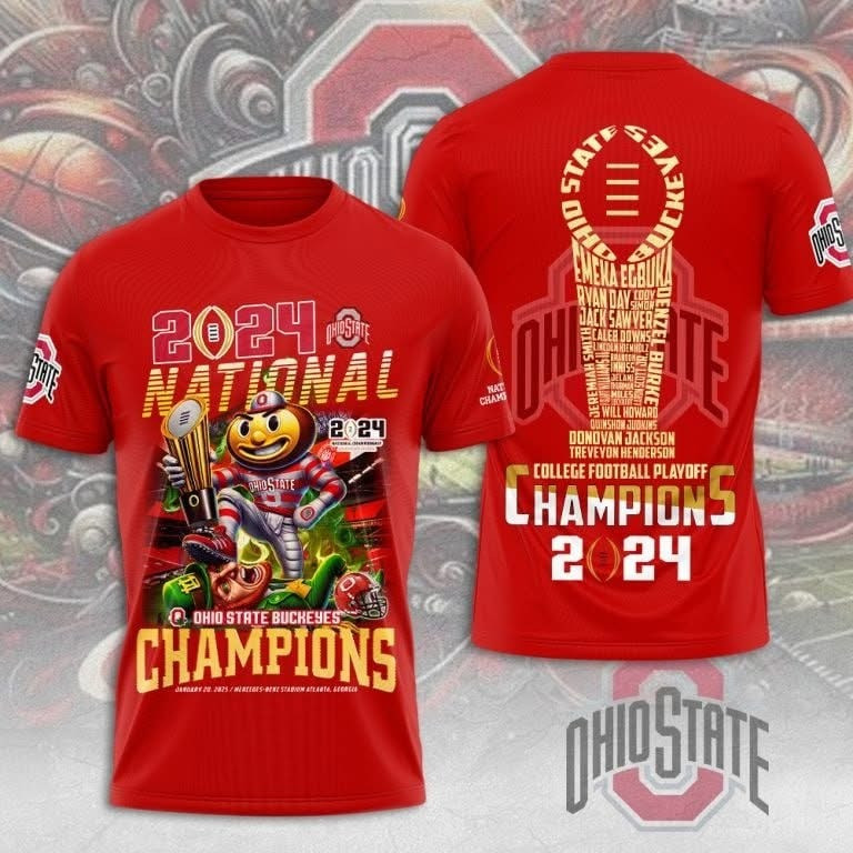 Ohio State Buckeyes National Champions Shirt 2025 Merch Best Gift For Football Fans Oregontrailrvpk Shirt