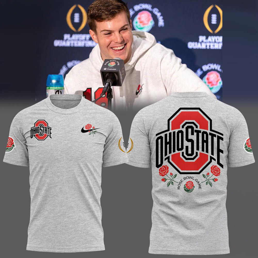 Ohio State Buckeyes x Rose Bowl T-Shirt Best Gifts For Football Fans Oregontrailrvpk Shirt
