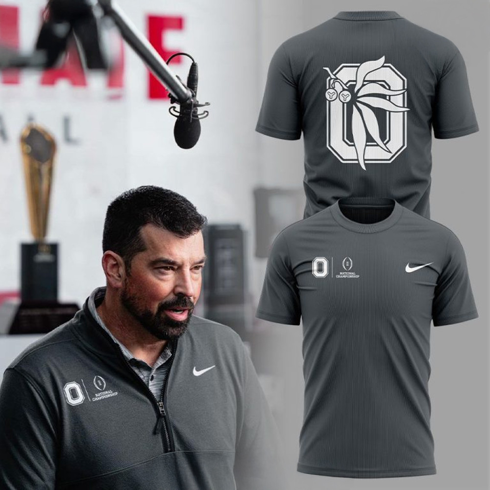 Ohio State Football Coach Ryan Day Grey T-Shirt Best Gifts For Football Fans Oregontrailrvpk Shirt