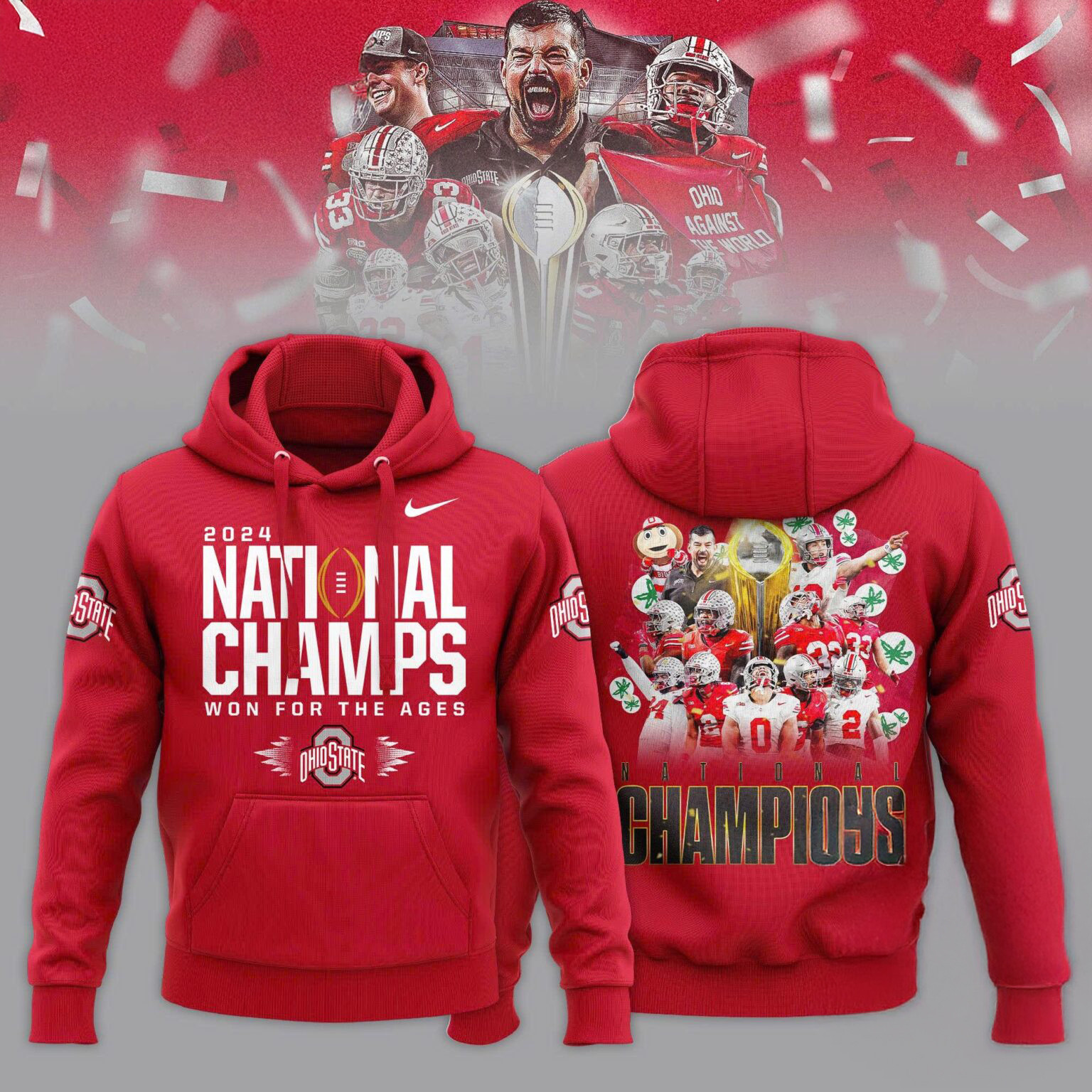 Ohio State National Champions 2025 Hoodie Football Lover