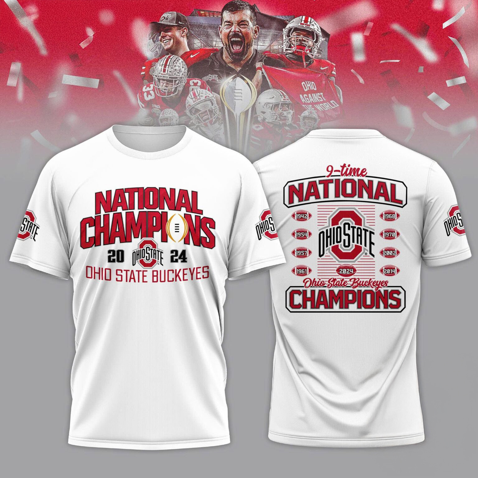 Ohio State National Champions 2025 T-Shirt For Football Fan Oregontrailrvpk Shirt