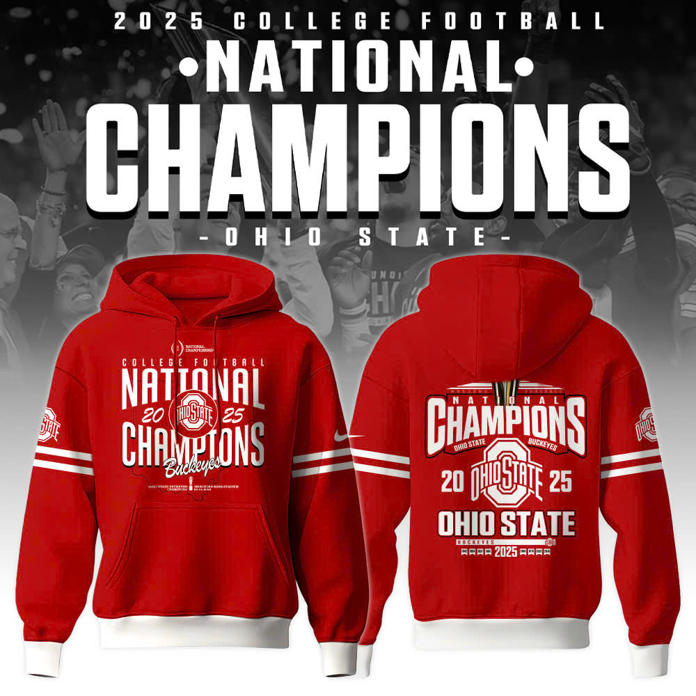 Ohio State National Champions New Hoodie 2025 Best