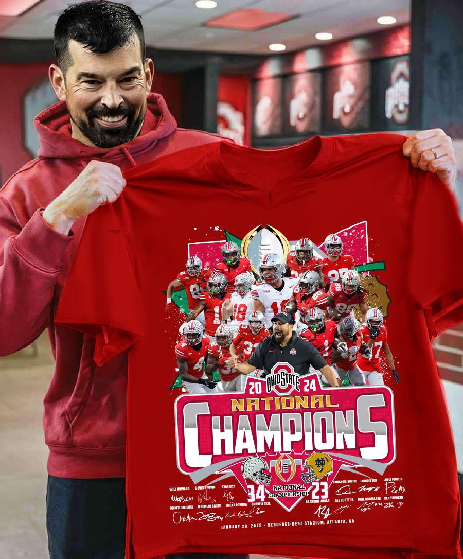 Ohio State National Champions T-Shirt Ohio State Championship Apparel Buckeyes Fan Merch Oregontrailrvpk Shirt