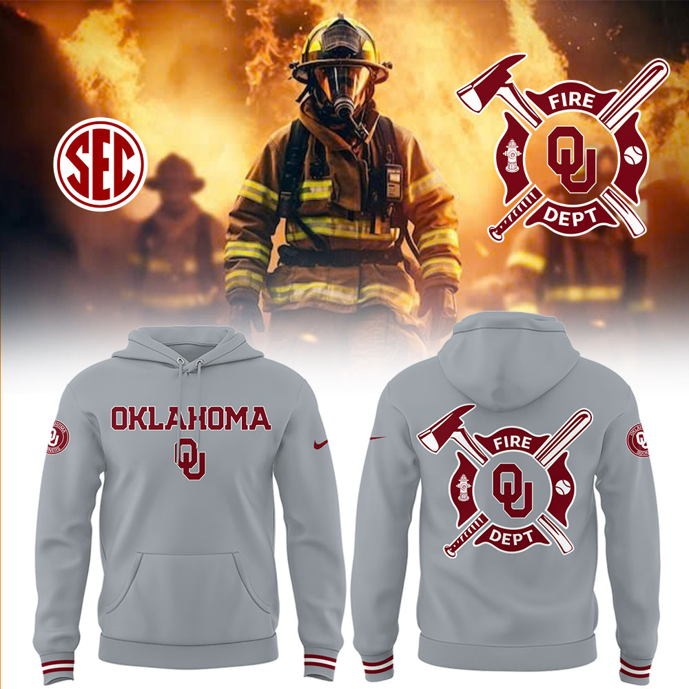 Oklahoma Baseball x Firefighter Appreciation Night Hoodie Baseball