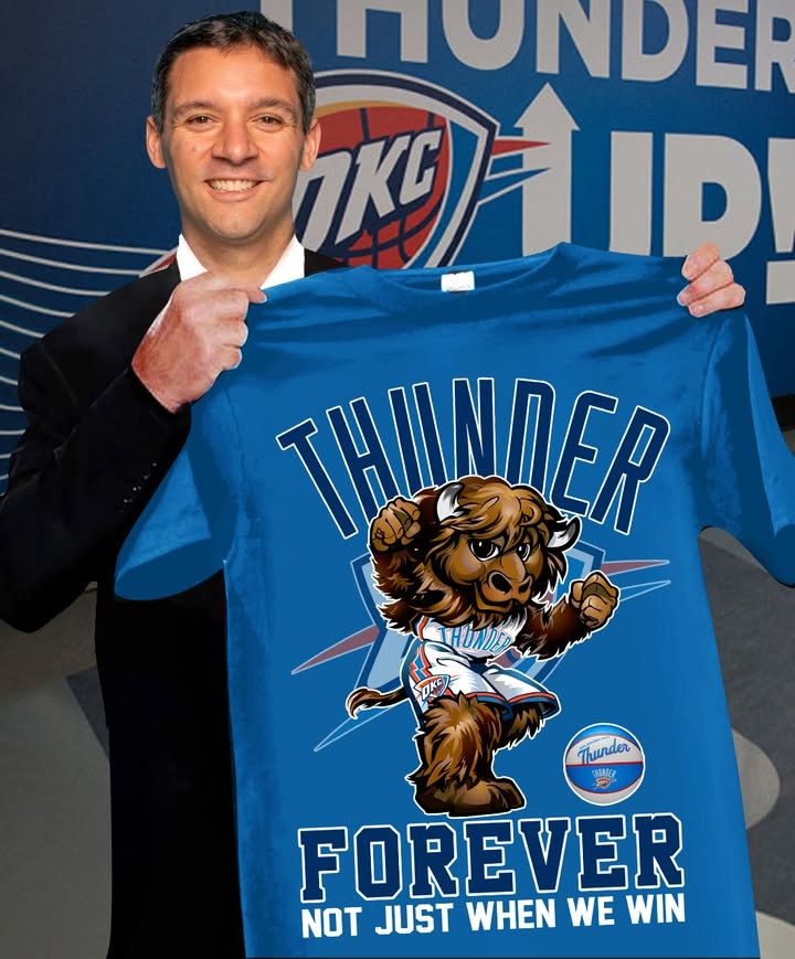 Oklahoma City Thunder Forever Not Just When We Win T-Shirt For Father Oregontrailrvpk Shirt