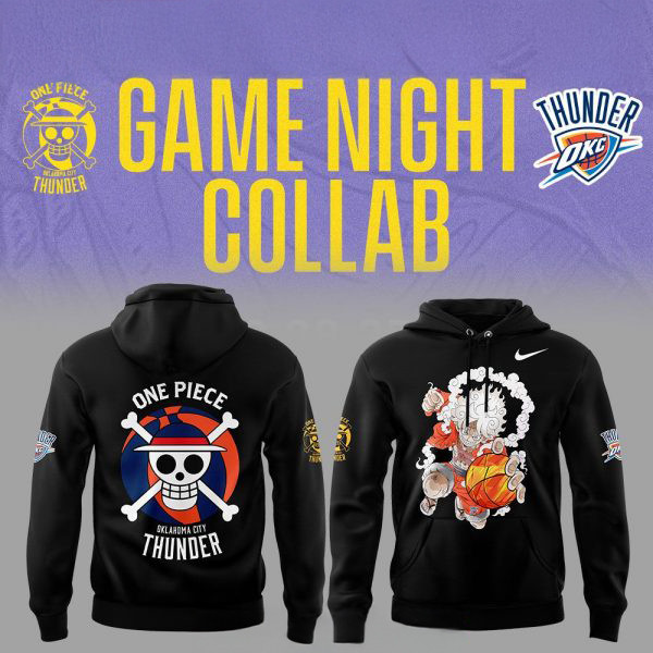 Oklahoma City Thunder x One Piece Luffy Gear 5 Hoodie