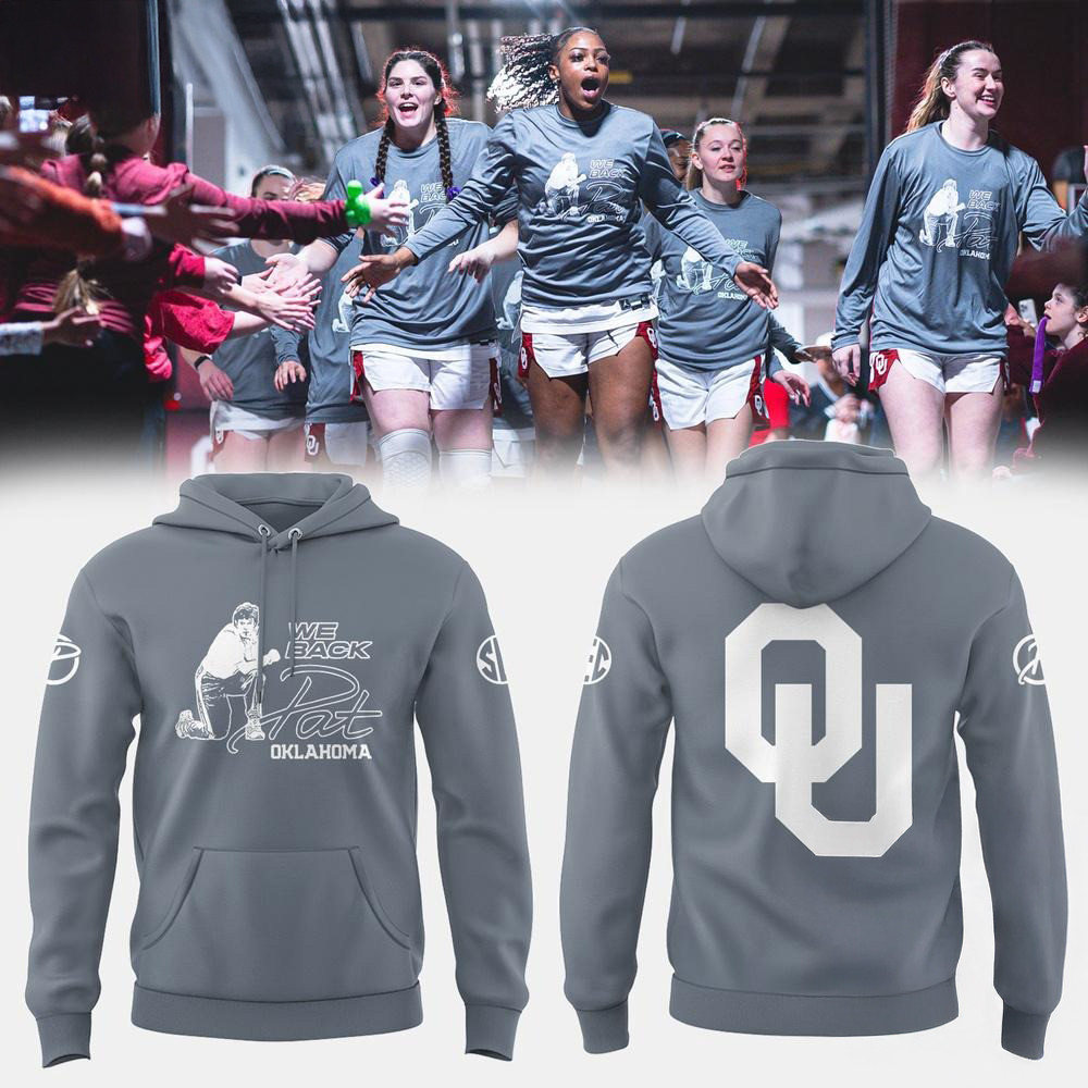 Oklahoma Sooners We Back Pat 2025 Hoodie Football