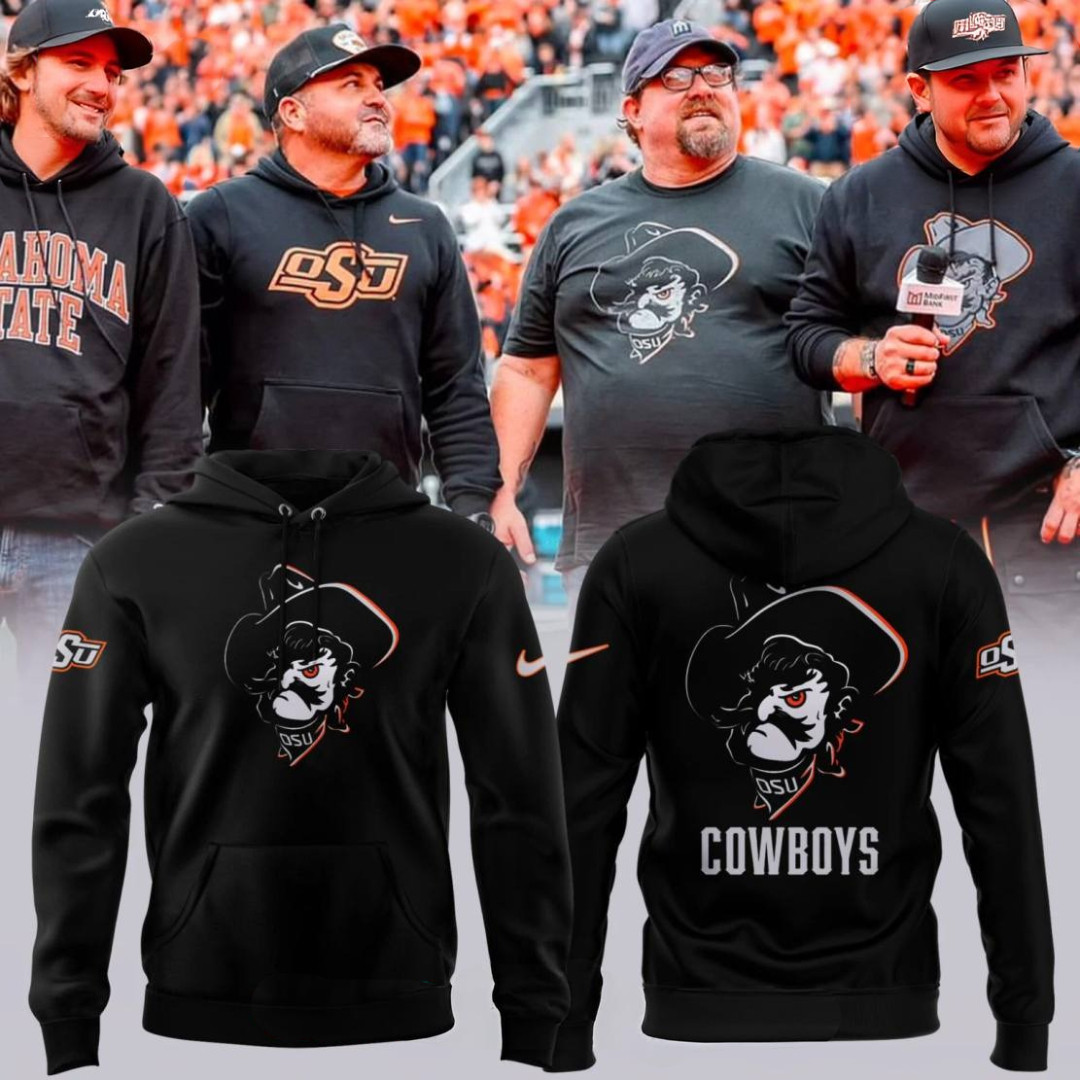 Oklahoma State Cowboys The Boys From Oklahoma Black Hoodie Football