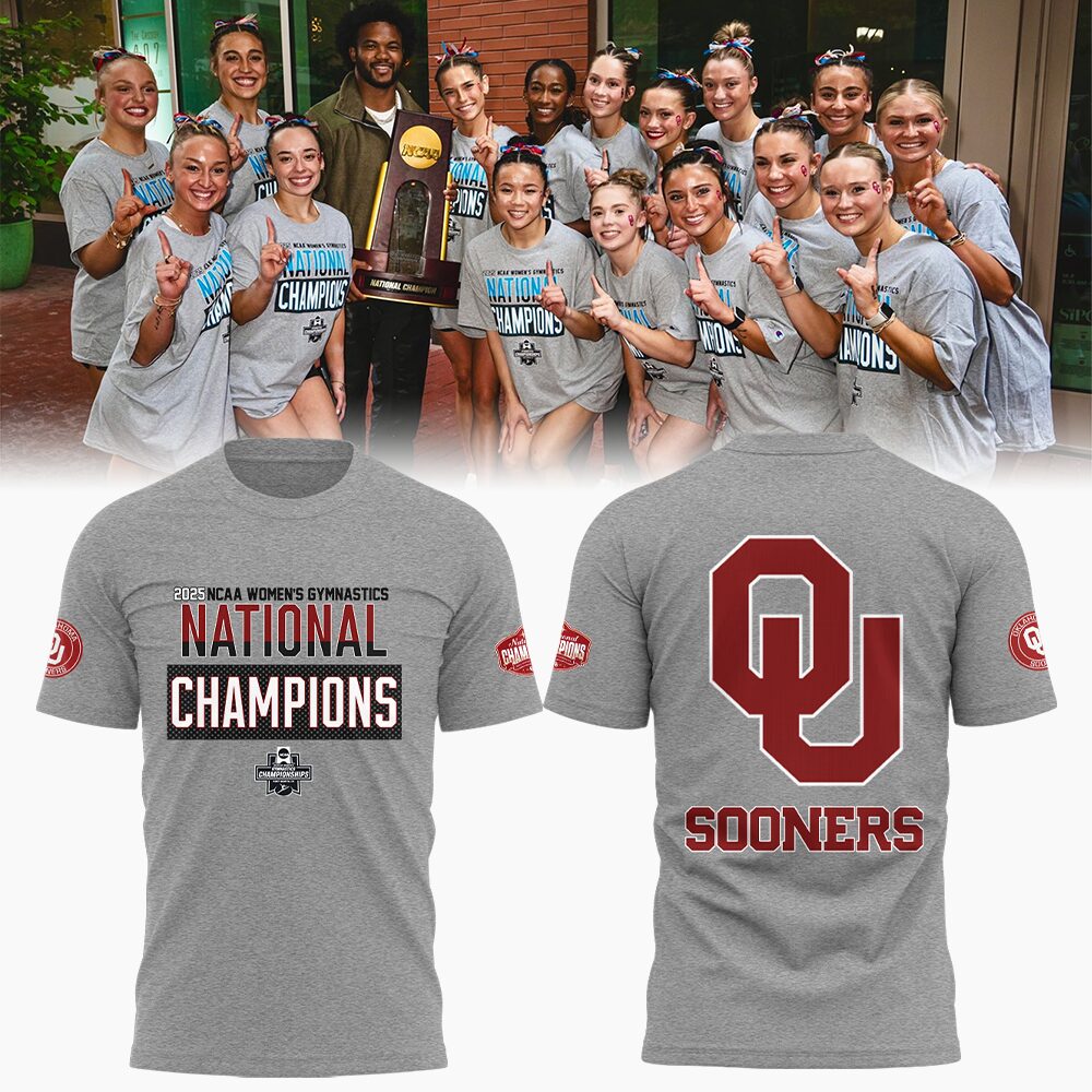 Oklahoma Women'S Gym On Their 7Th National Championships T-Shirt Best Oregontrailrvpk Shirt