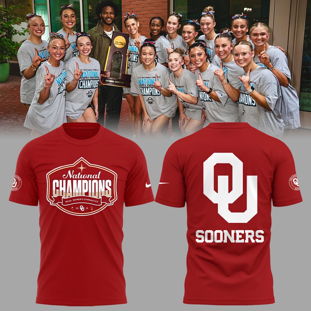 Oklahoma Women'S Gym On Their 7Th National Championships T-Shirt Cool Oregontrailrvpk Shirt