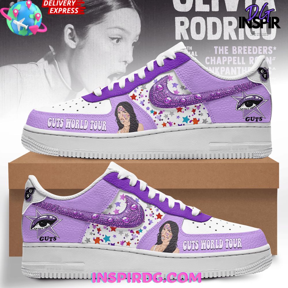 Olivia Rodrigo Gut World Tour 2024 Air Force 1 Premium Sneaker