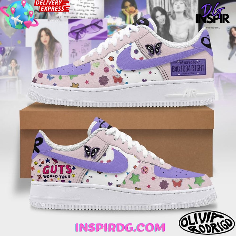 Olivia Rodrigo Guts World Tour Air Force 1 Sneaker