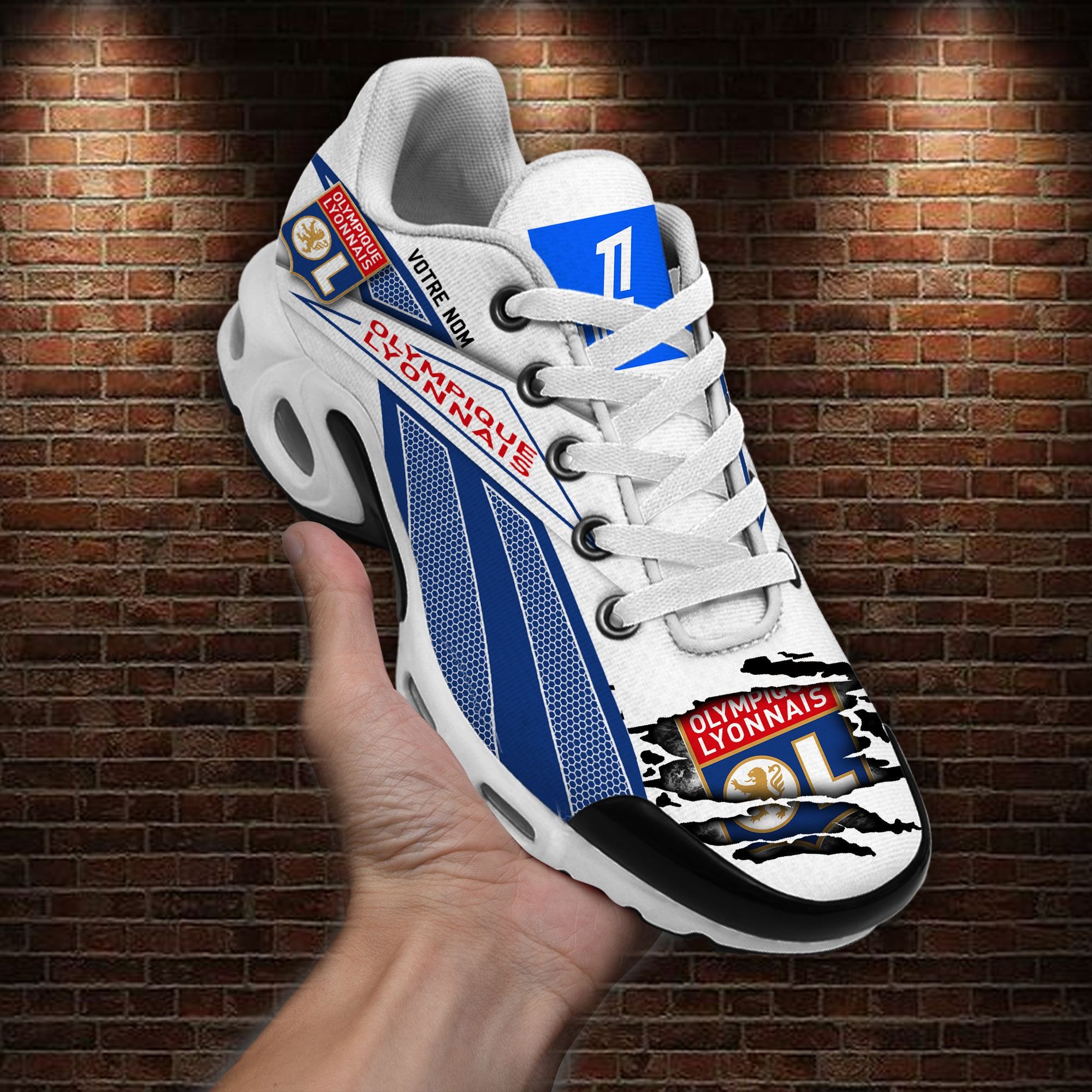 Olympique Lyonnais Air Max Plus Shoes Sneakers For Men And Women