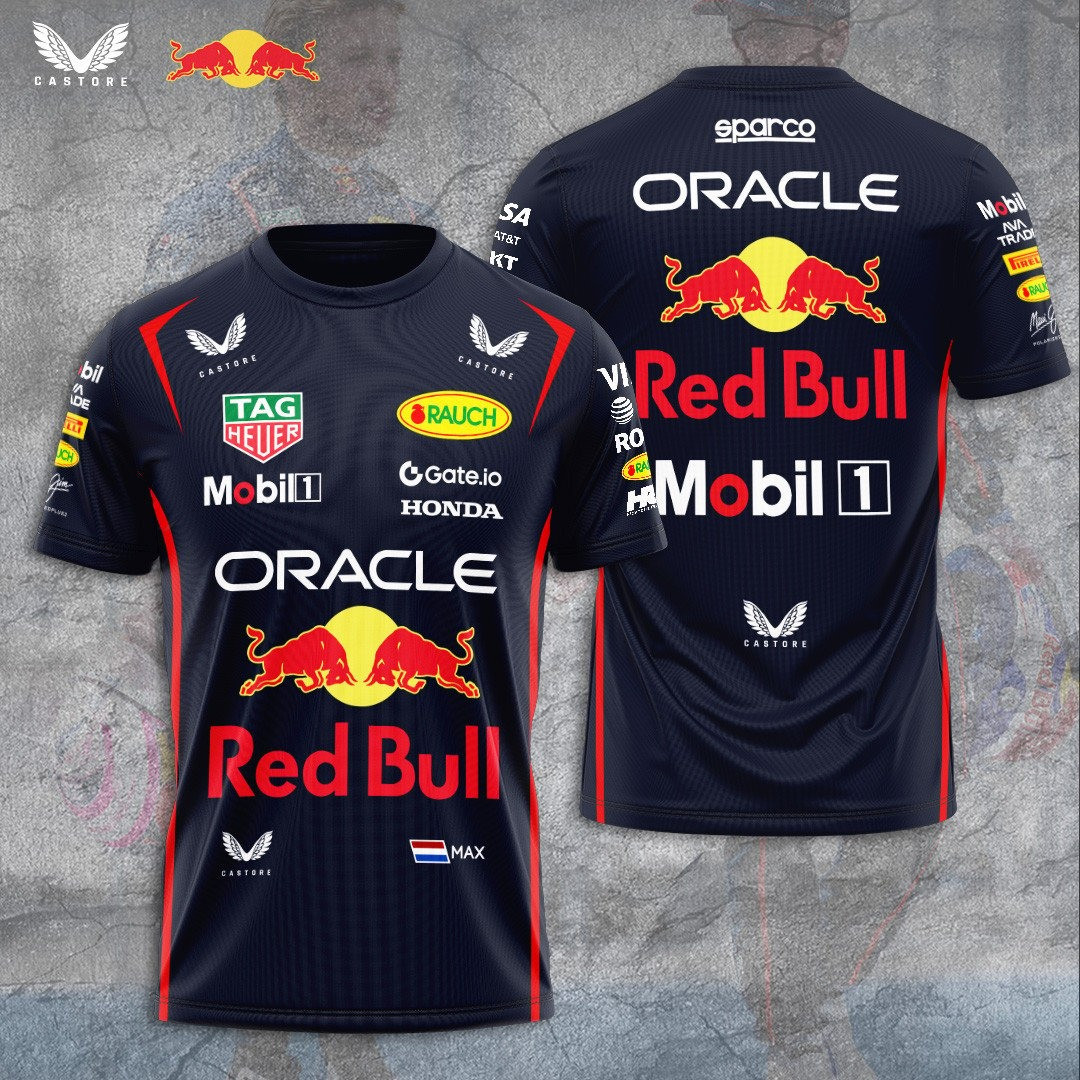 Oracle Red Bull Racing 2023 Team Shirt Red Bull F1 T-Shirt Oregontrailrvpk Shirt