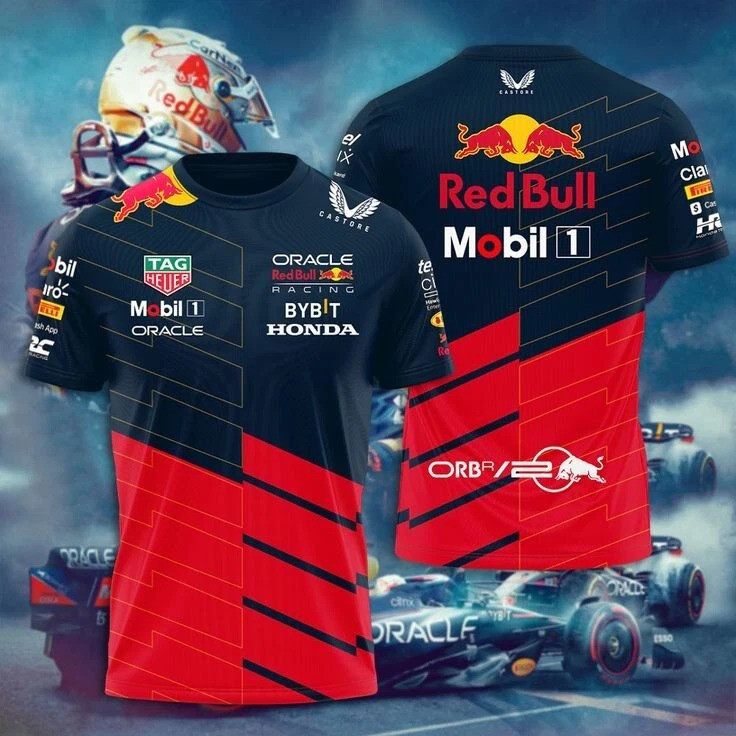 Oracle Red Bull Racing Reprint F1 T-Shirt Dad Birthday Gifts Oregontrailrvpk Shirt