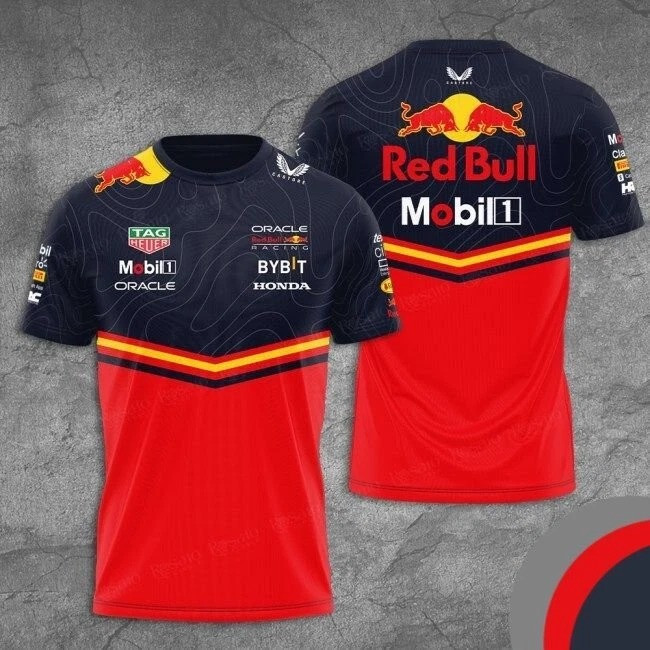 Oracle Red Bull Racing Team T-Shirt 3D World Champion All Time Gift For F1 Fans Oregontrailrvpk Shirt