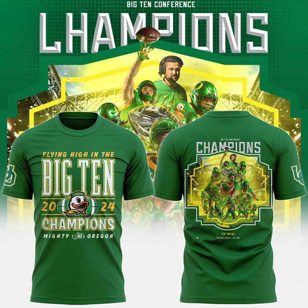 Oregon Ducks Big Ten Champions Shirt Unique Gifts For Football Fans Oregontrailrvpk Shirt