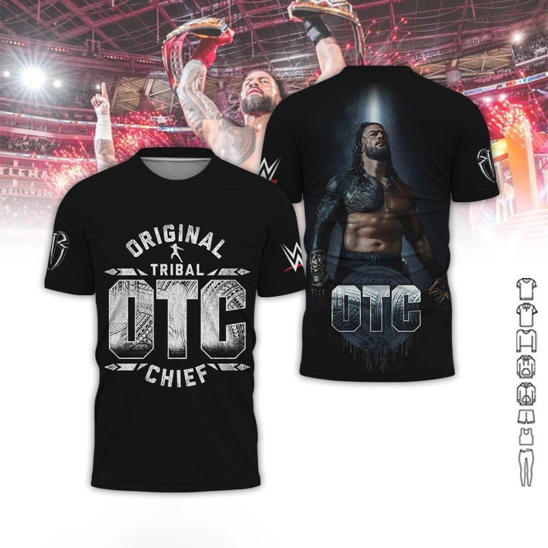Original Tribal OTC Chief WWE T-Shirt Oregontrailrvpk Shirt