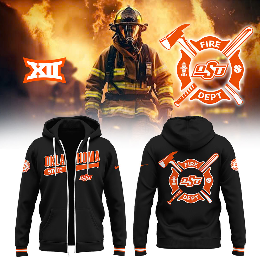 Osu Baseball X Firefighter Appreciation Zip Hoodie Baseball