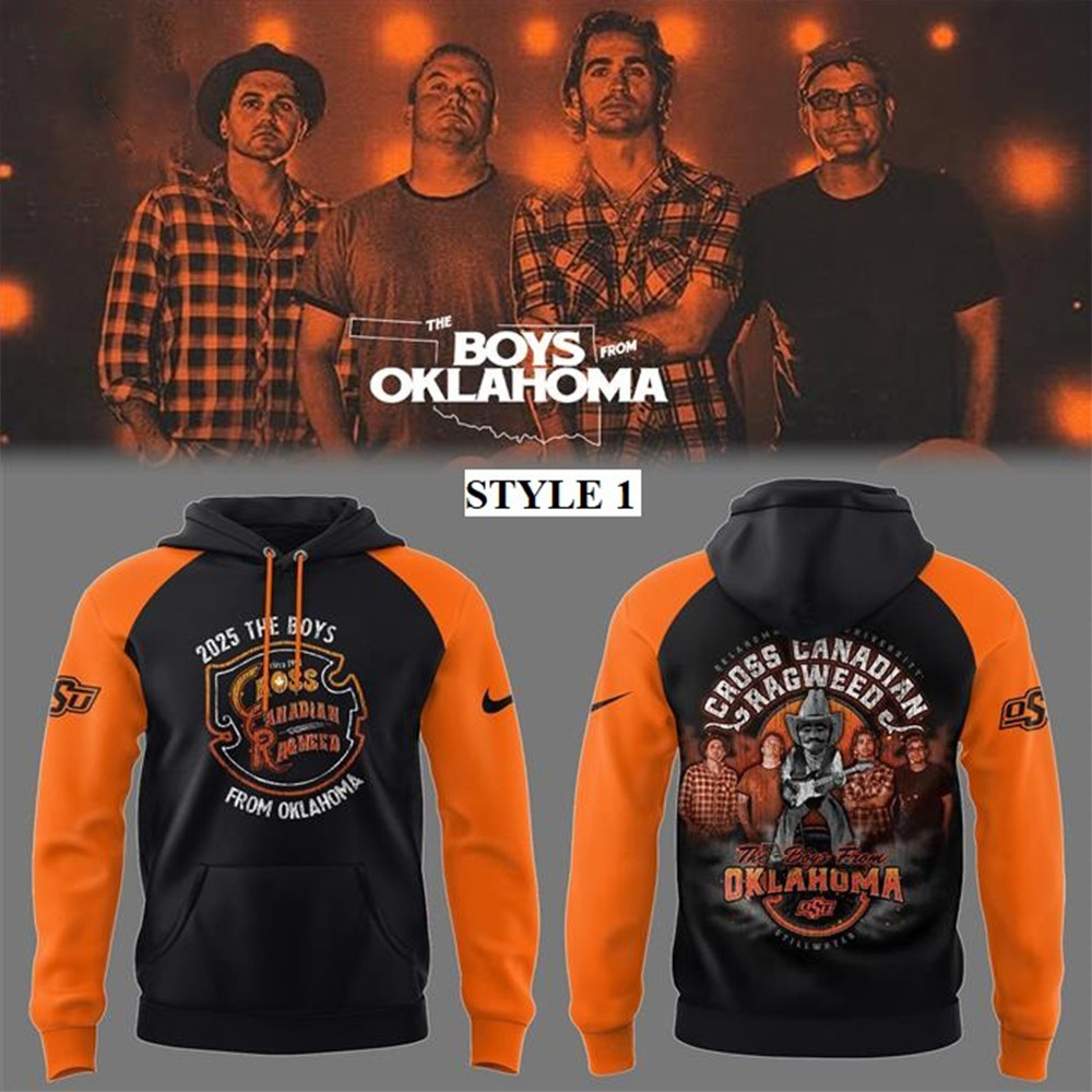 OSU Cowboy The Boys From Oklahoma Cross Canadian Ragweed Hoodie Gifts For Him