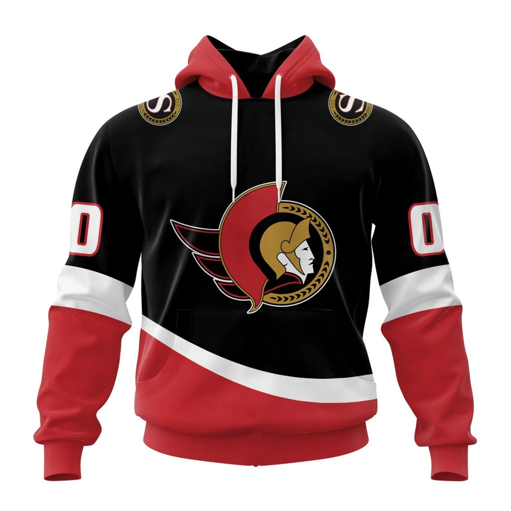 Ottawa Senators Personalized Alternate Concepts Kits All Over Print Hoodie Style 70355