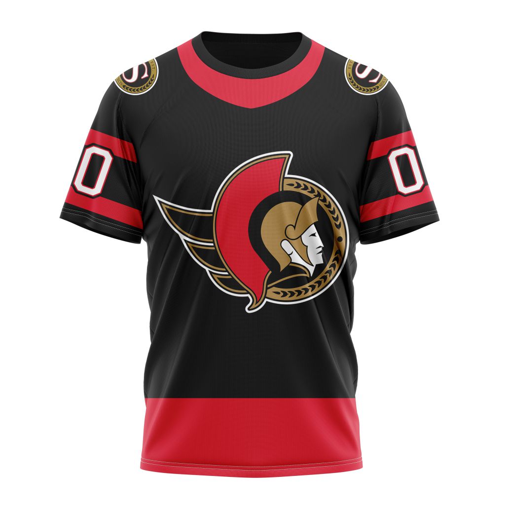 Ottawa Senators Personalized Home Kits Personalized Name And Number T-Shirt Oregontrailrvpk Shirt
