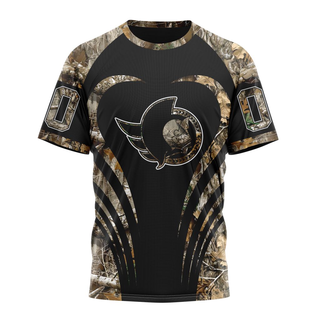 Ottawa Senators Special Camo Hunting Personalized Name And Number T-Shirt Oregontrailrvpk Shirt