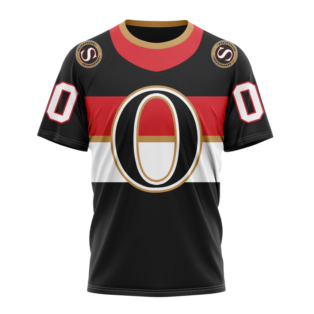 Ottawa Senators Special Reverse Retro Redesign Personalized Name And Number T-Shirt Oregontrailrvpk Shirt