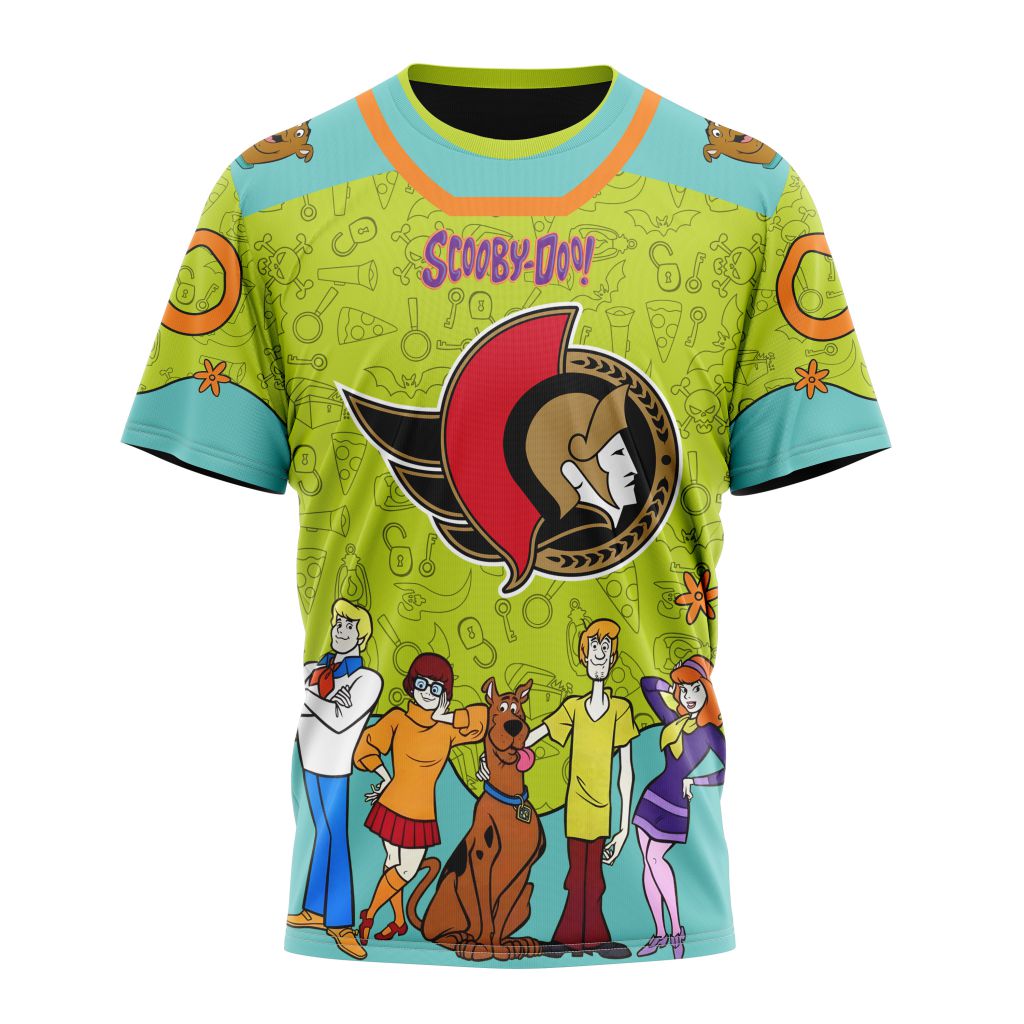 Ottawa Senators Special Scooby Doo Design 01 Personalized Name And Number T-Shirt Oregontrailrvpk Shirt
