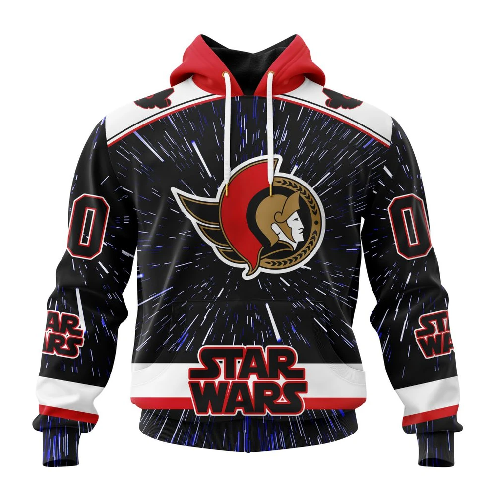 Ottawa Senators Special Star Wars Design All Over Print Hoodie Style 98010