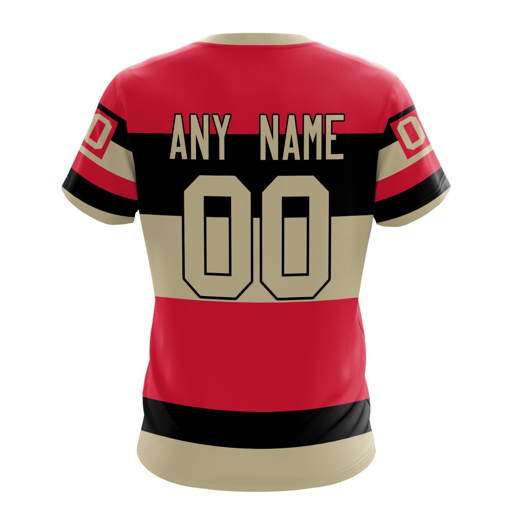 Ottawa Senators Special Throwback Design 01 Personalized Name And Number T-Shirt Oregontrailrvpk Shirt